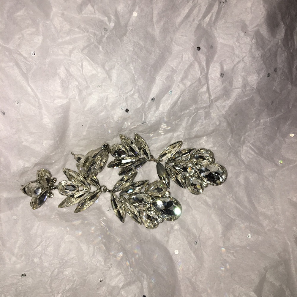 Silver earrings